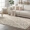 Nuloom Kandice Contemporary Trellis Wool Blend Area Rug 4ft x 6ft ARAC02A-406 - alternate 1